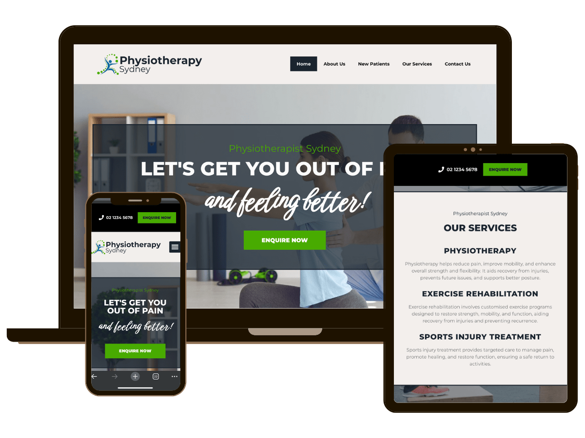 Physiotherapy website design 1-min Physiotherapy website design
